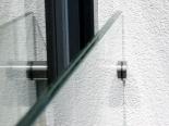 Sichere Balkon - und Treppengeländer sowie Brüstungen Punktgehalten oder in Profilen. 